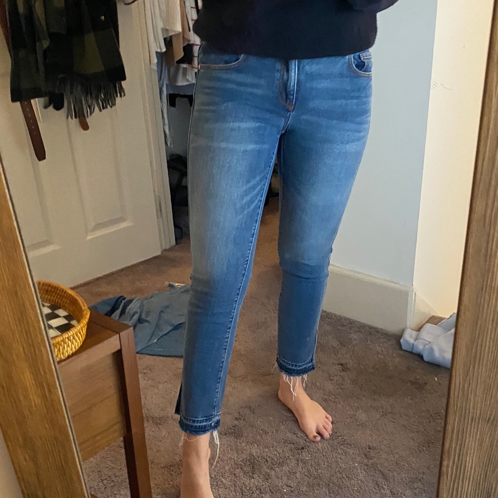 Raw Hem Denim